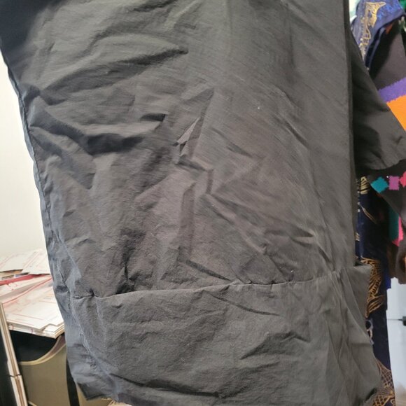 Vintage 90's Oversized Skif Black Cowl Neck Cotton Top - Picture 10 of 10